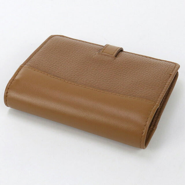 中古 ミュウミュウ 二折財布 レディース ブランド MIUMIU レザー 折り財布 レザー 5ML058 ブラウン 財布 USDMI100074011