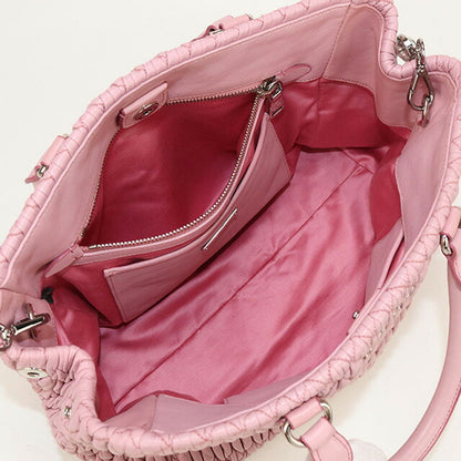 中古 ミュウミュウ トートバッグ レディース ブランド MIUMIU マテラッセ 2WAY レザー 5BA958 ピンク バッグ USDMI100345011