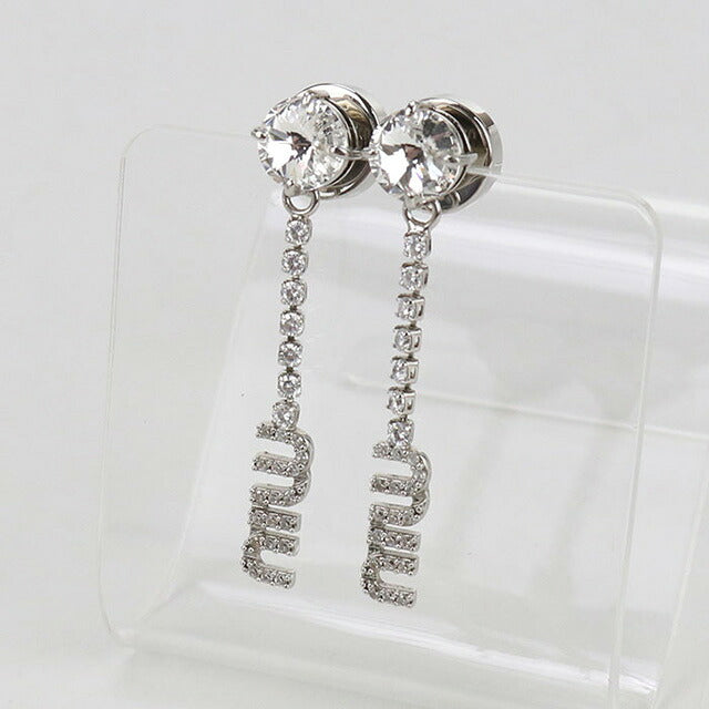 中古 ミュウミュウ ピアス レディース ブランド MIUMIU 5IO058 2DNC F0OKL シルバー アクセサリー USDMI100927011