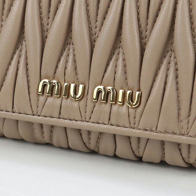 中古 ミュウミュウ 三つ折り財布 レディース ブランド MIUMIU