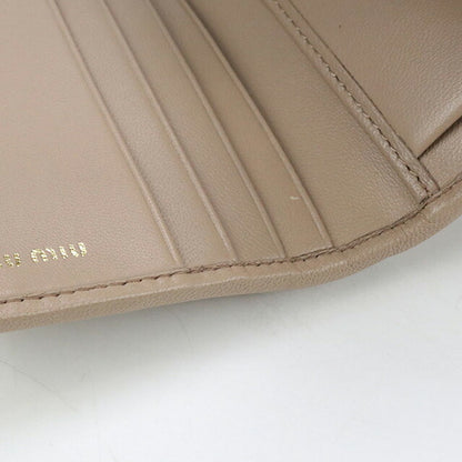 二手 Miu Miu 三折钱包 女士品牌 MIUMIU Matelasse 5MH016 米色钱包 USDMI101831011