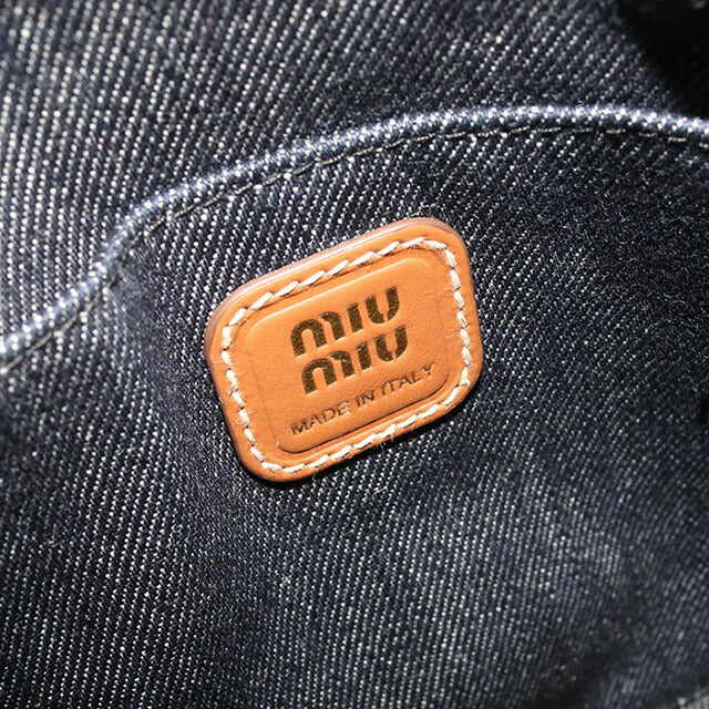 二手 Miu Miu 单肩包 女士品牌 MIUMIU Ivy Mini 2WAY 5BA281 海军蓝包 USDMI103542011