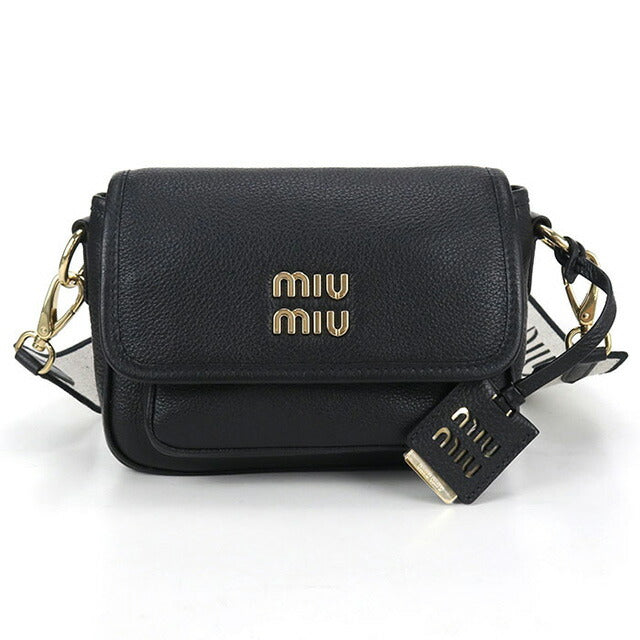 中古 ミュウミュウ ショルダーバッグ レディース ブランド MIUMIU 5BD239 2F57 F0002 ブラック バッグ USDMI103552011