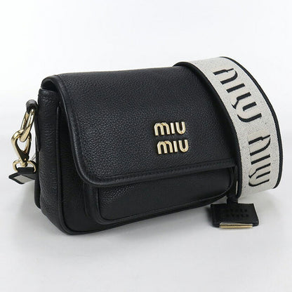 中古 ミュウミュウ ショルダーバッグ レディース ブランド MIUMIU 5BD239 2F57 F0002 ブラック バッグ USDMI103552011