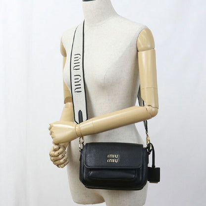 中古 ミュウミュウ ショルダーバッグ レディース ブランド MIUMIU 5BD239 2F57 F0002 ブラック バッグ USDMI103552011