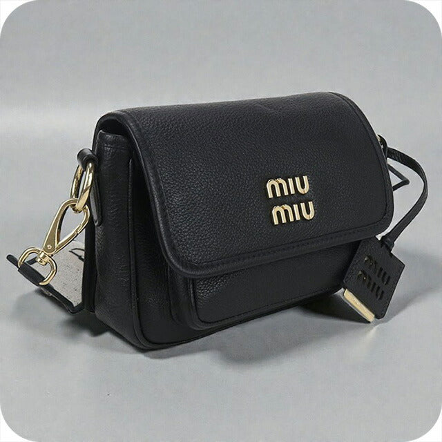 中古 ミュウミュウ ショルダーバッグ レディース ブランド MIUMIU 5BD239 2F57 F0002 ブラック バッグ USDMI103552011