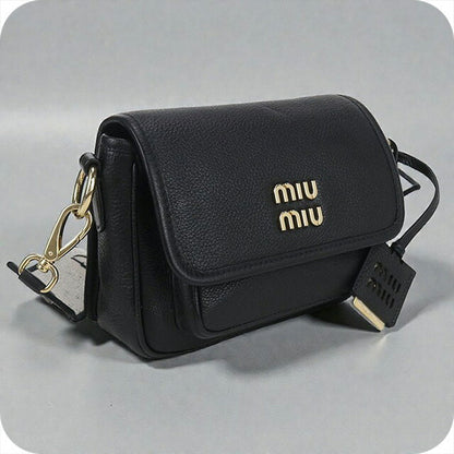 中古 ミュウミュウ ショルダーバッグ レディース ブランド MIUMIU 5BD239 2F57 F0002 ブラック バッグ USDMI103552011