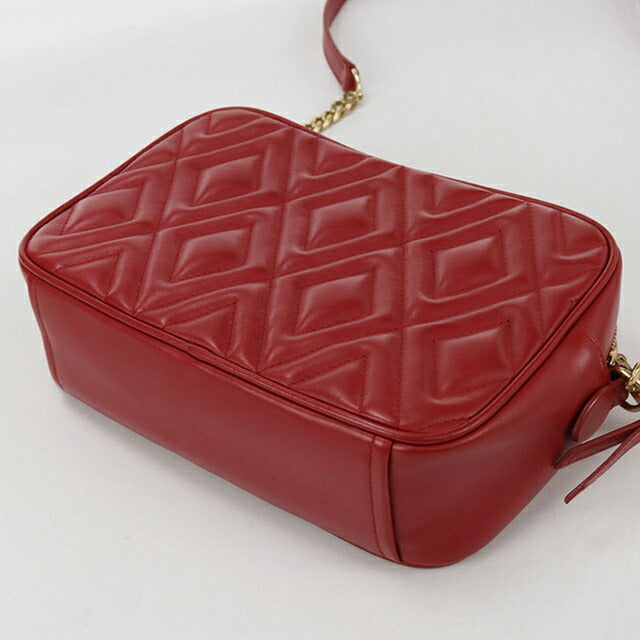 miumiu チェーンショルダーバッグ　赤　中古 中古 ミュウミュウ 斜め掛け ショルダーバッグ レディース ブランド