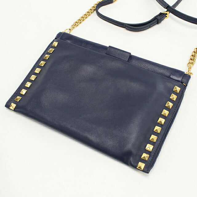 中古 ミュウミュウ 斜め掛け ショルダーバッグ レディース ブランド MIUMIU 2WAYチェーンショルダーバッグ 5BH356 2A8P F0016 ネイビー USDMI104434011