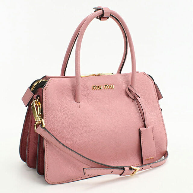 二手 Miu Miu 手提包 女士品牌 MIUMIU Madras 2WAY 手提包 粉色包 USDMI104476011