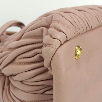 中古 ミュウミュウ トートバッグ レディース ブランド MIUMIU マテラッセ 2WAY ピンク バッグ USDMI105173011