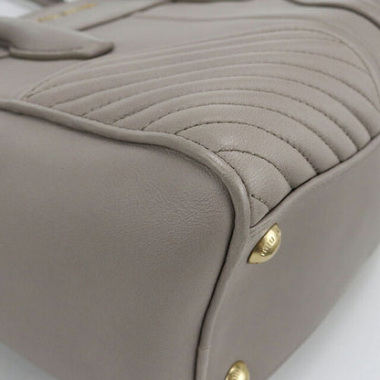 Used Miu Miu tote bag ladies brand MIUMIU 2WAY 5BA145 2E5W F0D32 gray bag USDMI106340011