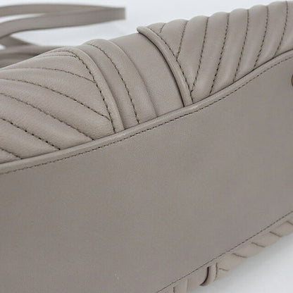 Used Miu Miu tote bag ladies brand MIUMIU 2WAY 5BA145 2E5W F0D32 gray bag USDMI106340011