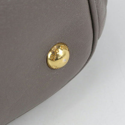 二手 Miu Miu 手提包 女士品牌 MIUMIU Matelasse 2WAY 灰色包 USDMI106557011