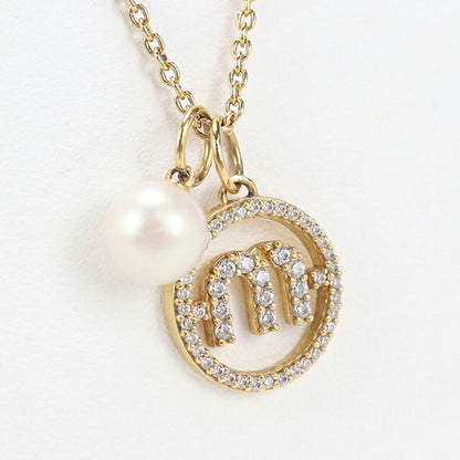 中古 ミュウミュウ ネックレス レディース ブランド MIUMIU ラインストーン ゴールド アクセサリー USDMI106631011