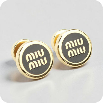中古 ミュウミュウ ピアス レディース ブランド MIUMIU エナメルメタル 5JO912 ゴールド アクセサリー USDMI107999011