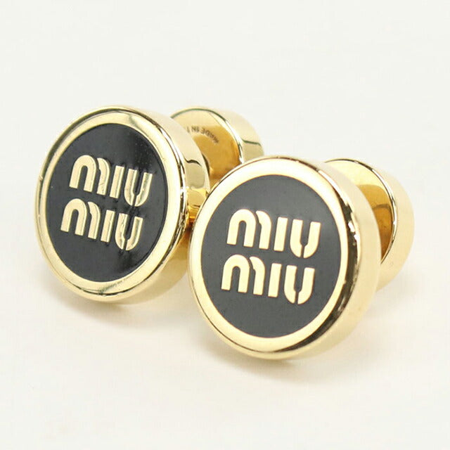 中古 ミュウミュウ ピアス レディース ブランド MIUMIU エナメルメタル