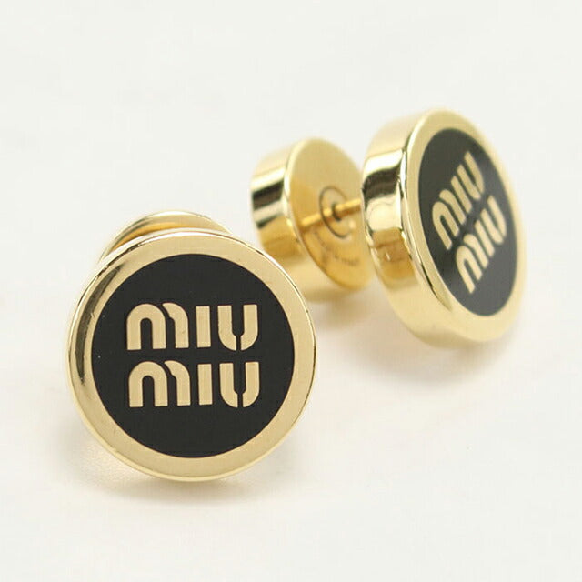 中古 ミュウミュウ ピアス レディース ブランド MIUMIU エナメルメタル