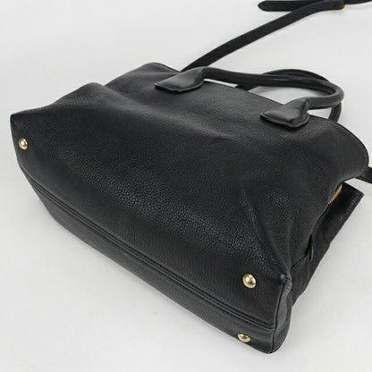 Used Miu Miu tote bag ladies brand MIUMIU 2WAY leather black USDMI111760011