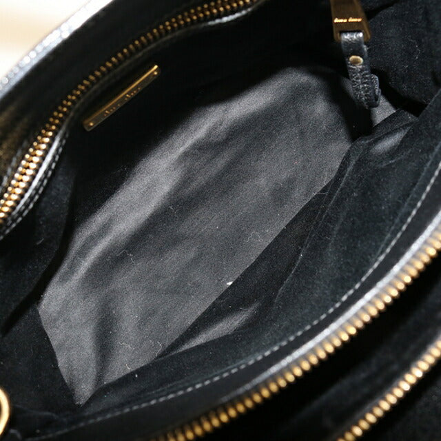 Used Miu Miu tote bag ladies brand MIUMIU 2WAY leather black USDMI111760011