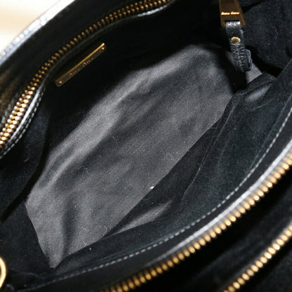 Used Miu Miu tote bag ladies brand MIUMIU 2WAY leather black USDMI111760011