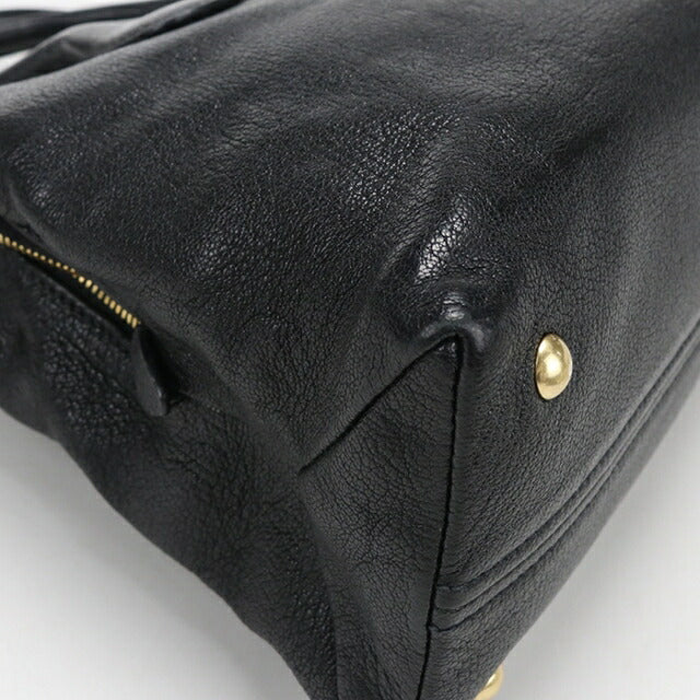 Used Miu Miu tote bag ladies brand MIUMIU 2WAY leather black USDMI111760011
