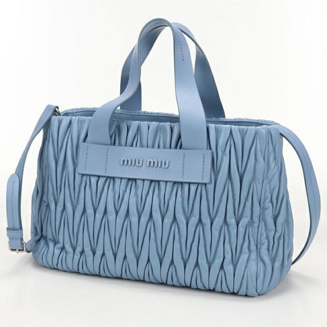 二手 Miu Miu 手提包 女士品牌 MIUMIU Matelasse 2WAY 蓝色 USDMI112056011