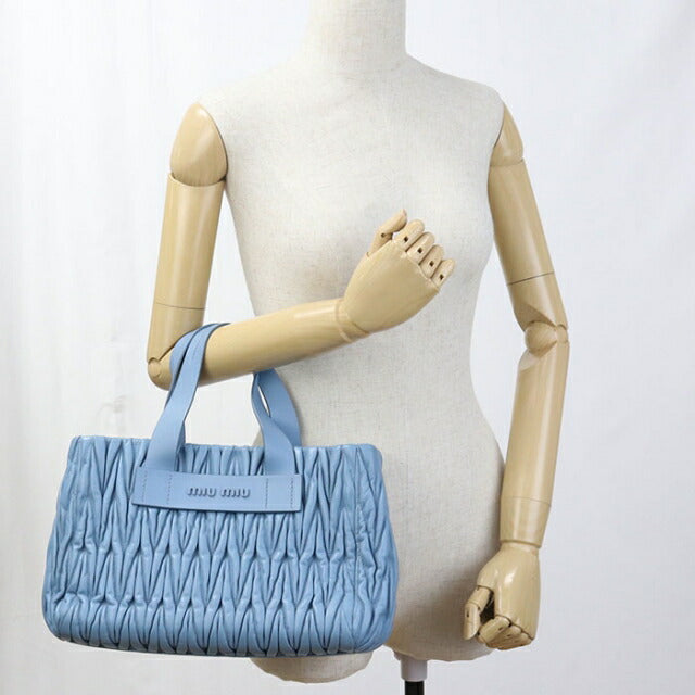 二手 Miu Miu 手提包 女士品牌 MIUMIU Matelasse 2WAY 蓝色 USDMI112056011