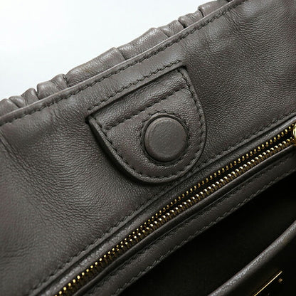 中古 ミュウミュウ トートバッグ レディース ブランド MIUMIU マテラッセ 2WAY 5BG061 N88 F0572 グレー USDMI112525011