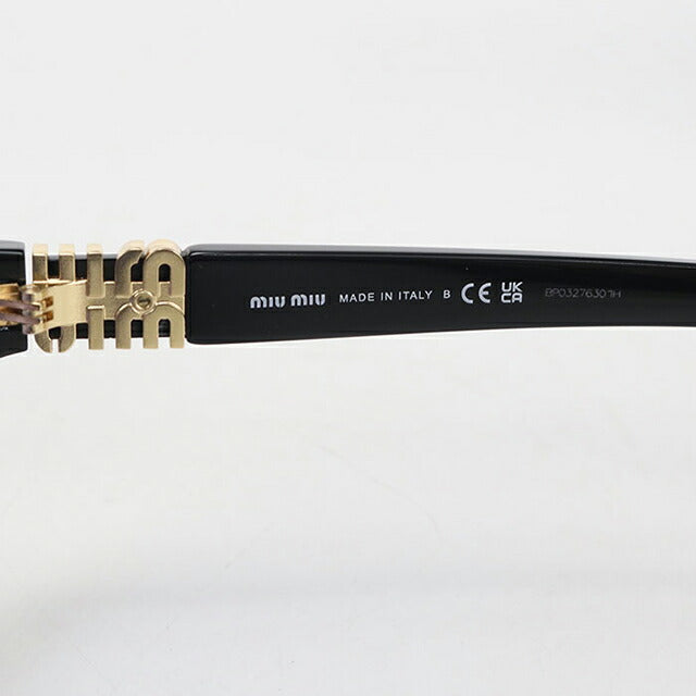 中古 ミュウミュウ サングラス レディース ブランド MIUMIU SMU A07-F ブラック USDMI112934011