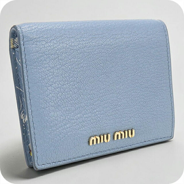 中古 ミュウミュウ 二つ折り財布 二折財布 レディース ブランド MIUMIU