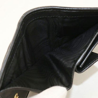 中古 ミュウミュウ 二つ折り財布 二折財布 レディース ブランド MIUMIU マテラッセ レザー 折財布 ブラック USDMI115427011
