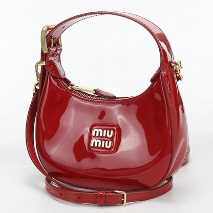 中古 ミュウミュウ ハンドバッグ レディース ブランド MIUMIU ホーボー 5BP084 レッド USDMI116238011