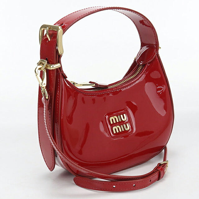中古 ミュウミュウ ハンドバッグ レディース ブランド MIUMIU ホーボー 5BP084 レッド USDMI116238011