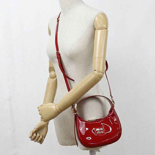 中古 ミュウミュウ ハンドバッグ レディース ブランド MIUMIU ホーボー 5BP084 レッド USDMI116238011