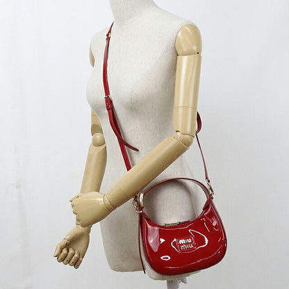 中古 ミュウミュウ ハンドバッグ レディース ブランド MIUMIU ホーボー 5BP084 レッド USDMI116238011
