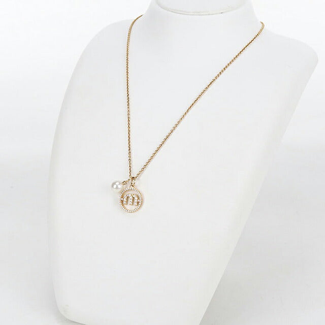 中古 ミュウミュウ ネックレス レディース ブランド MIUMIU 5JC754 ゴールド アクセサリー USDMI116246011