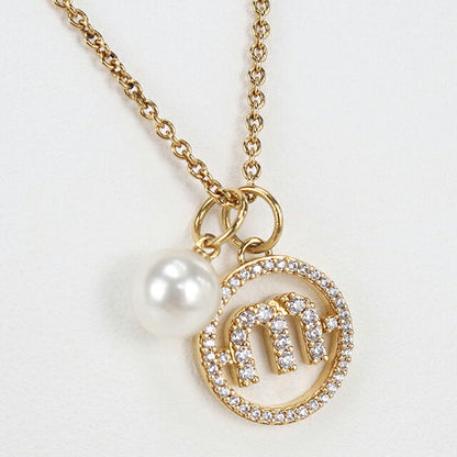 中古 ミュウミュウ ネックレス レディース ブランド MIUMIU 5JC754 ゴールド アクセサリー USDMI116246011
