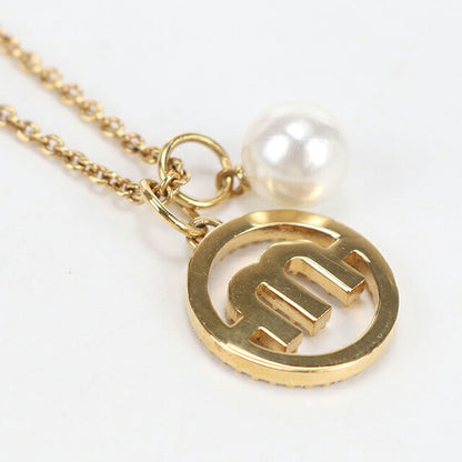 中古 ミュウミュウ ネックレス レディース ブランド MIUMIU 5JC754 ゴールド アクセサリー USDMI116246011