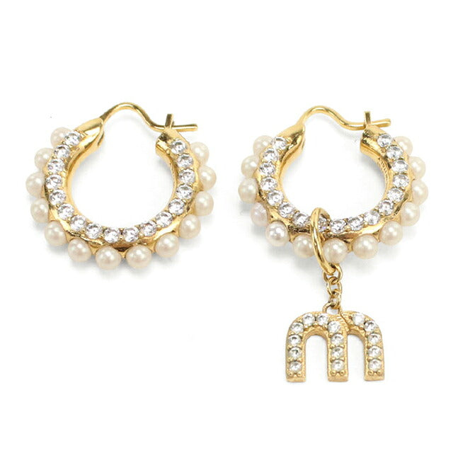 中古 ミュウミュウ ピアス レディース ブランド MIUMIU   5JO654 ゴールド アクセサリー USDMI116525011