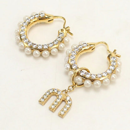 中古 ミュウミュウ ピアス レディース ブランド MIUMIU   5JO654 ゴールド アクセサリー USDMI116525011