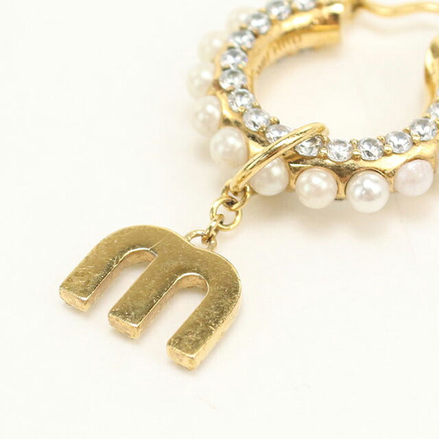 中古 ミュウミュウ ピアス レディース ブランド MIUMIU   5JO654 ゴールド アクセサリー USDMI116525011