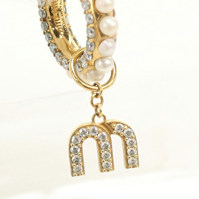 中古 ミュウミュウ ピアス レディース ブランド MIUMIU   5JO654 ゴールド アクセサリー USDMI116525011