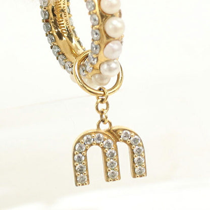 中古 ミュウミュウ ピアス レディース ブランド MIUMIU   5JO654 ゴールド アクセサリー USDMI116525011