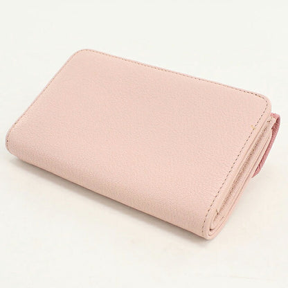 中古 ミュウミュウ 三つ折り財布 三折財布 コンパクト レディース ブランド MIUMIU マドラス レザー 5M1225 ピンク USDMI116825011