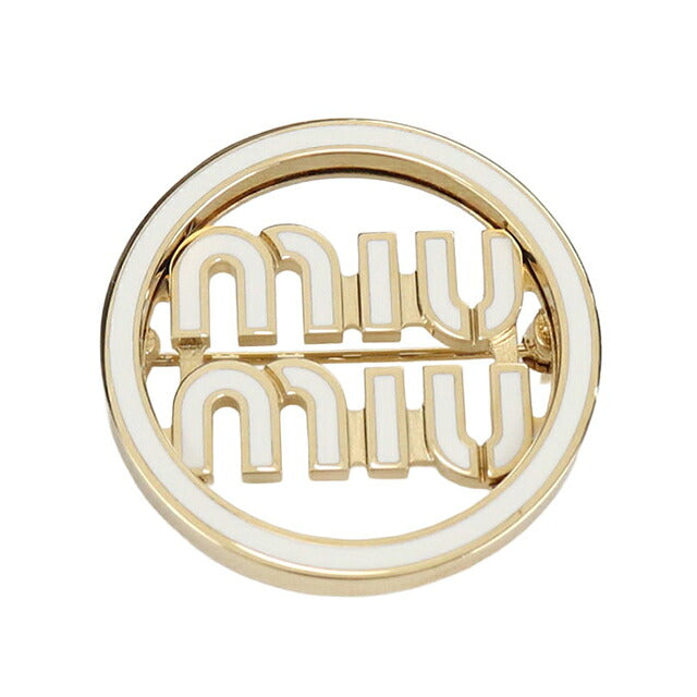 中古 ミュウミュウ ブローチ レディース ブランド MIUMIU   ホワイト アクセサリー USDMI117240011