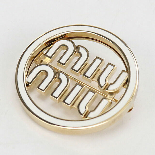 中古 ミュウミュウ ブローチ レディース ブランド MIUMIU   ホワイト アクセサリー USDMI117240011