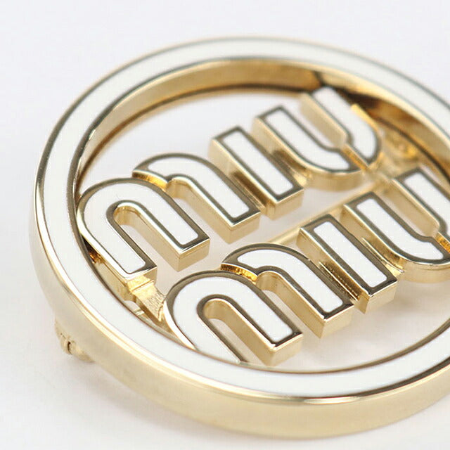 中古 ミュウミュウ ブローチ レディース ブランド MIUMIU   ホワイト アクセサリー USDMI117240011