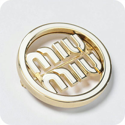 中古 ミュウミュウ ブローチ レディース ブランド MIUMIU   ホワイト アクセサリー USDMI117240011