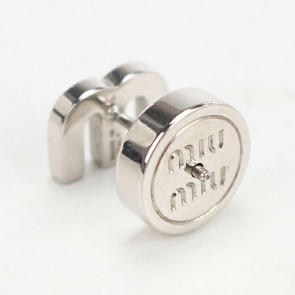 中古 ミュウミュウ ピアス レディース ブランド MIUMIU  エナメルメタル 5JO911 シルバー アクセサリー USDMI117949011